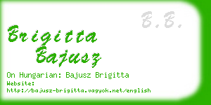 brigitta bajusz business card